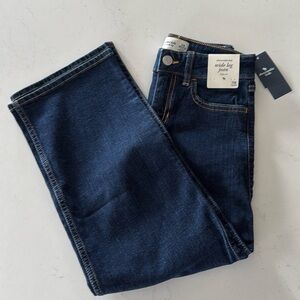 NWT • Abercrombie Kids High Rise/Wide Leg Jeans